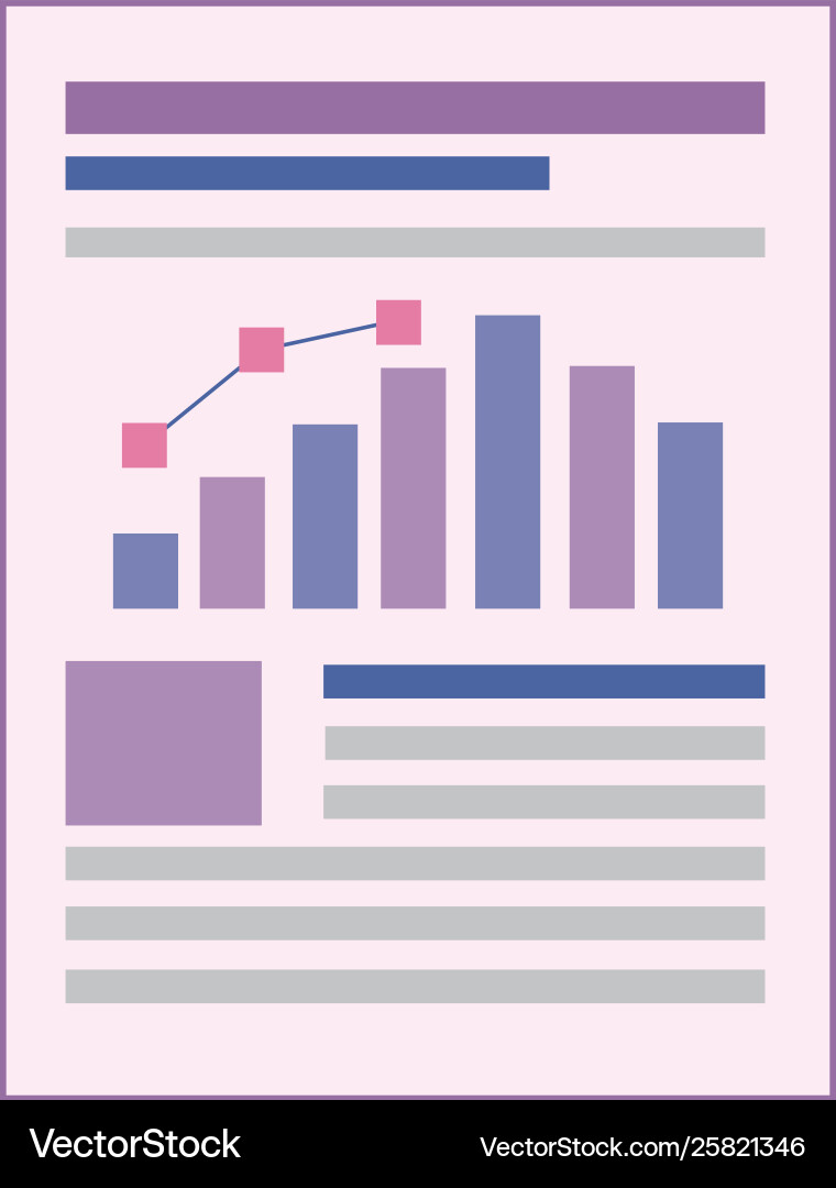 Isolated workflow and infographic design vector image