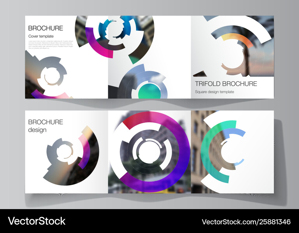Minimal editable layout square Minimal editable layout square vector image