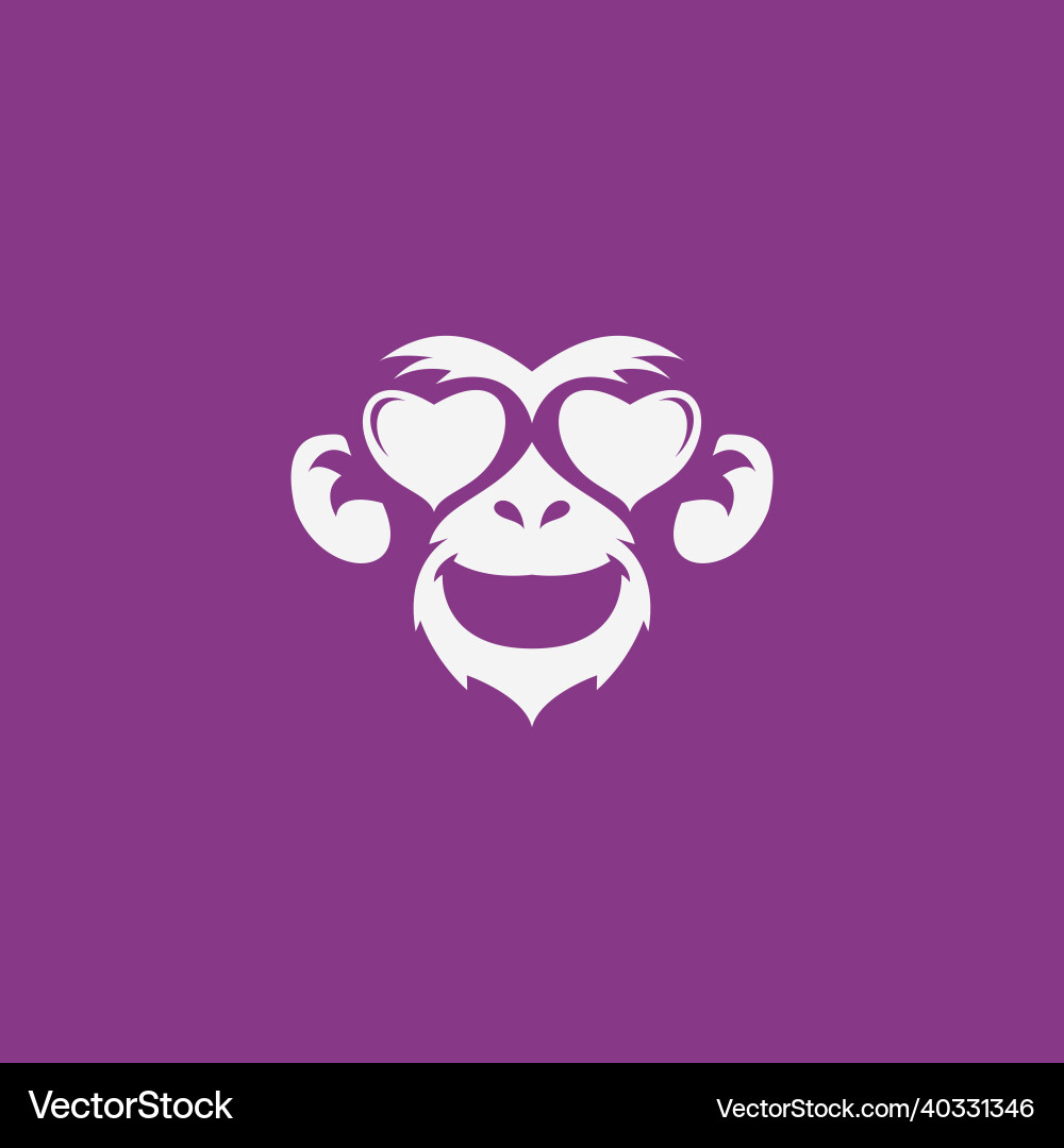 Monkey face Vector Image