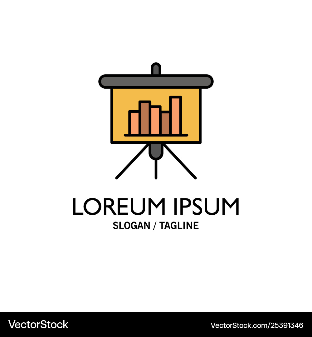 Presentation blackboard powerpoint report Presentation blackboard powerpoint report vector image