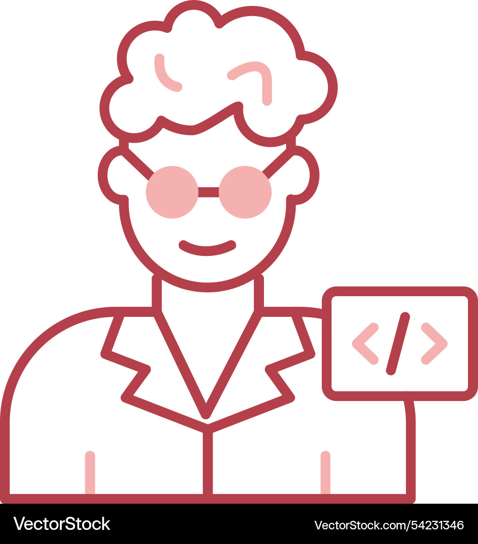 Programmer vector image