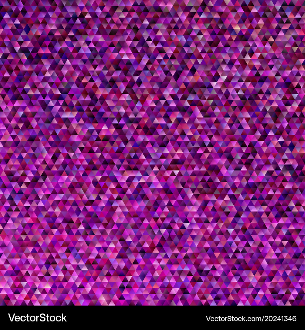 Purple abstract regular triangle tile mosaic vector image