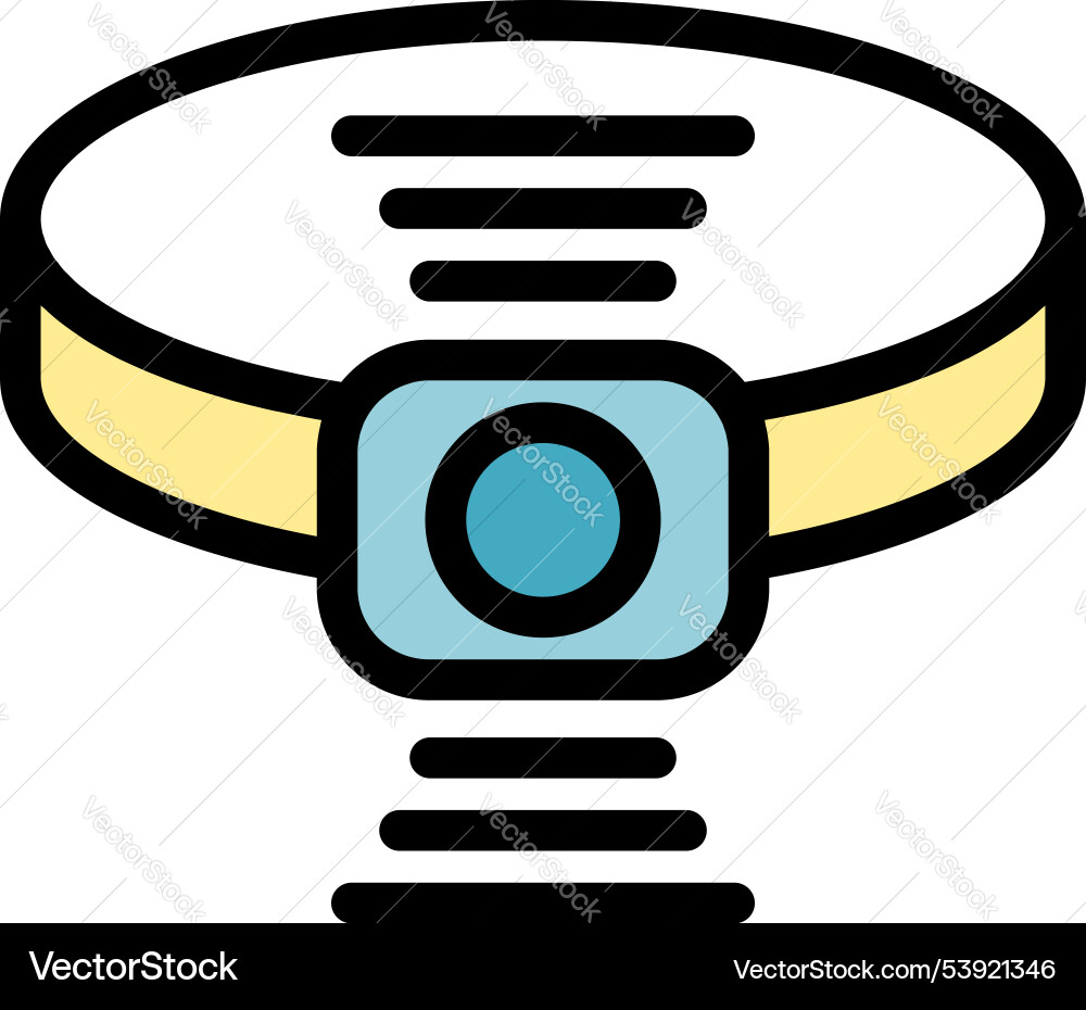 Smart tracker collar icon for locating pets using Smart tracker collar icon for locating pets using Vector Image
