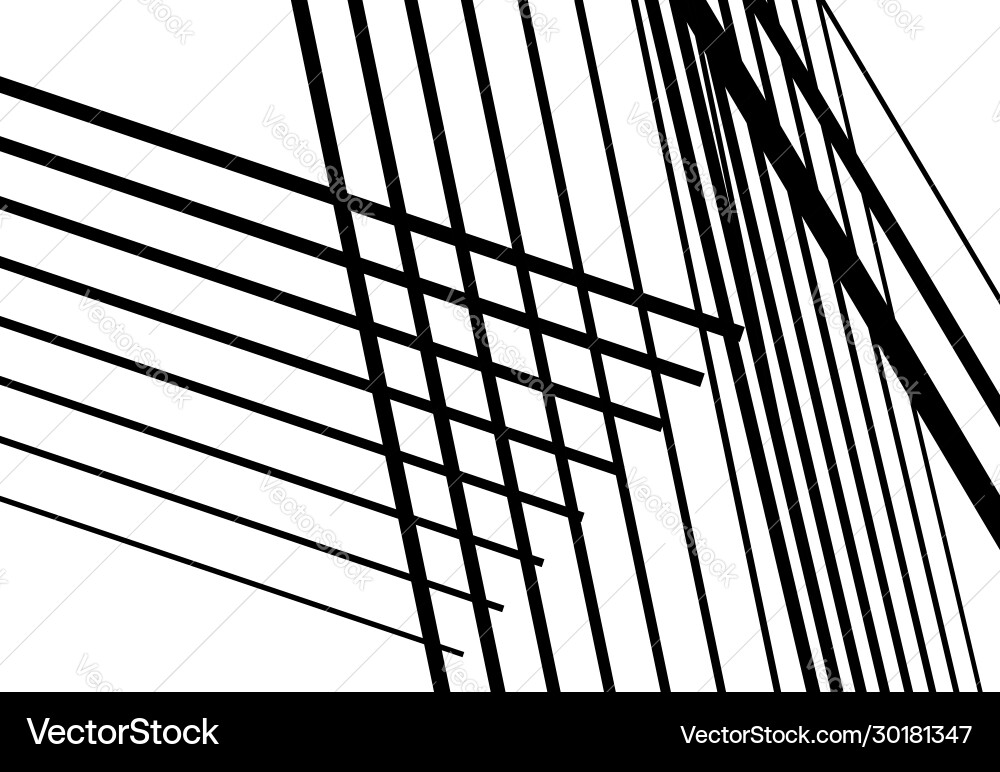 Abstract geometric art with random chaotic lines Abstract geometric art with random chaotic lines vector image