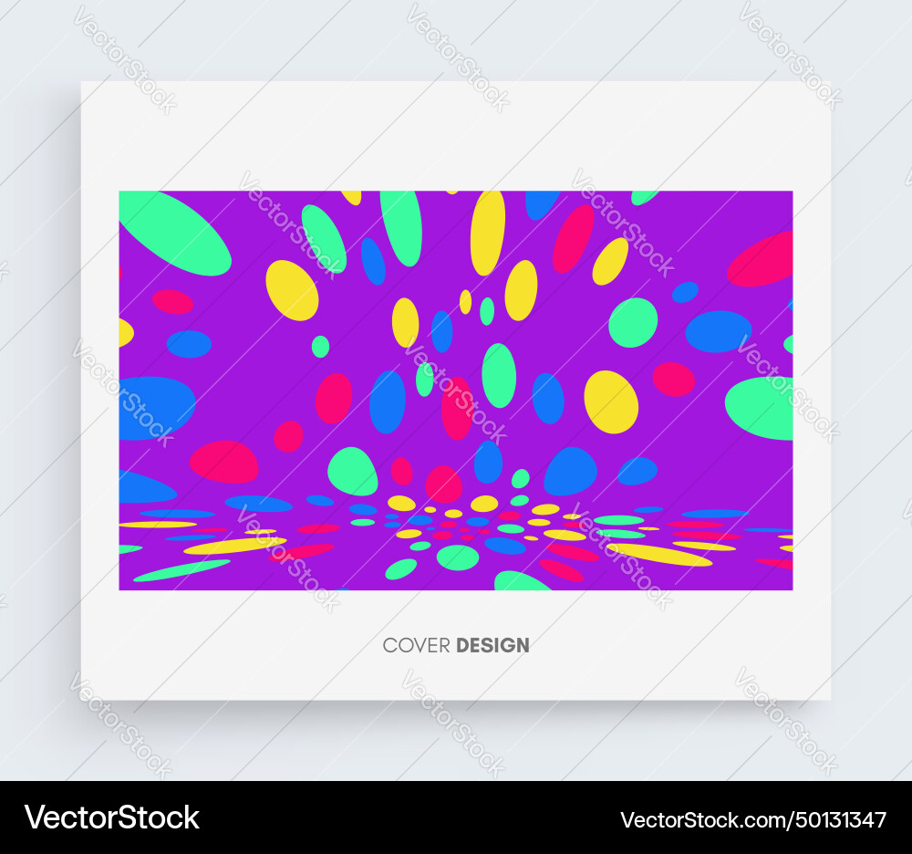 Cover design template abstract background Cover design template abstract background vector image