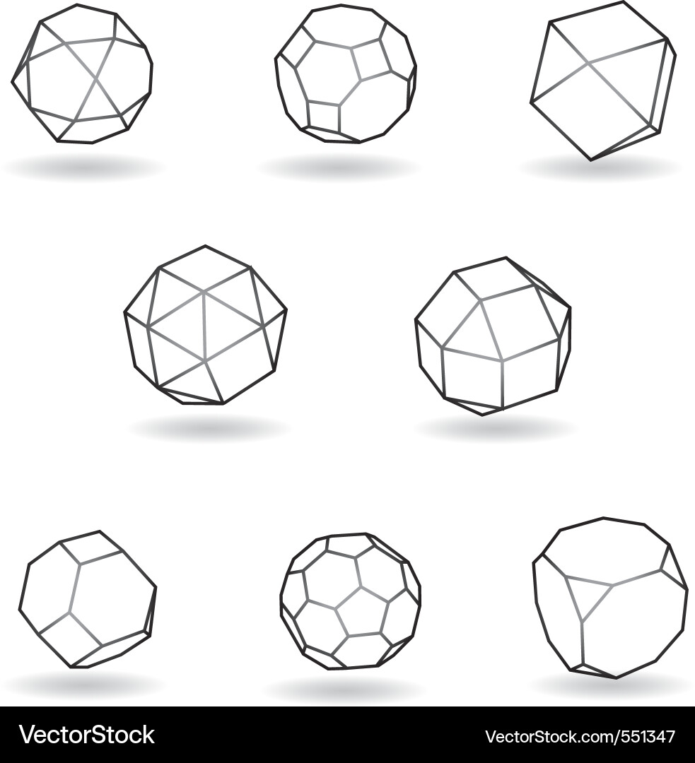 Cube elements Vector Image