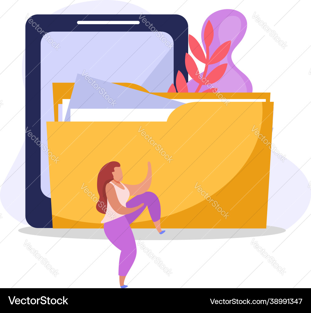 Flat computer user icon Flat computer user icon vector image