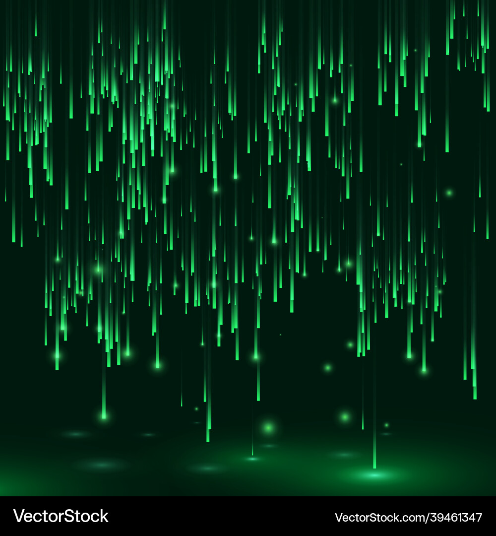 Green color background in a matrix style data Green color background in a matrix style data vector image