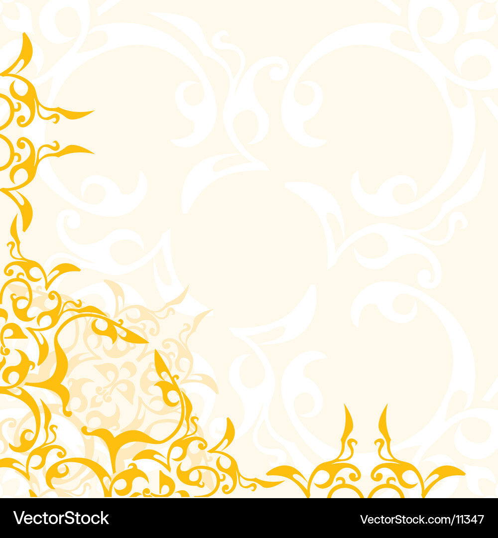 Intricate Arabesque Pattern Vector Image