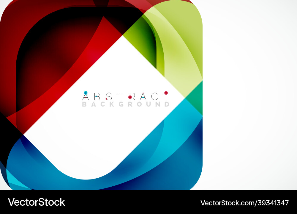 Minimal background abstract square shape vector image