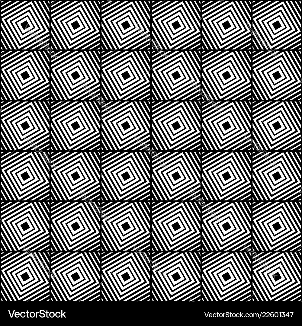 Repeatable pattern with squares monochrome Repeatable pattern with squares monochrome vector image