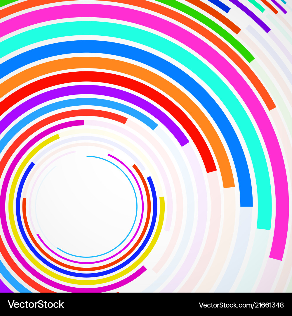 Abstract background of colorful circles with lines Abstract background of colorful circles with lines Vector Image