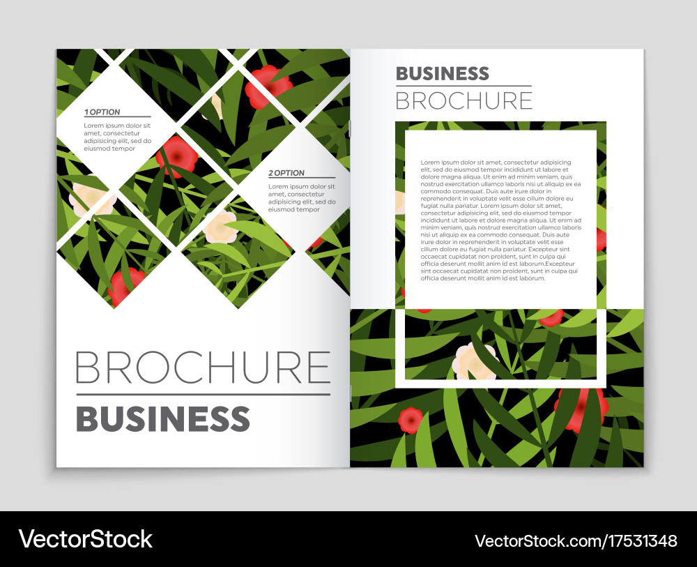 Abstract layout background set for art vector image