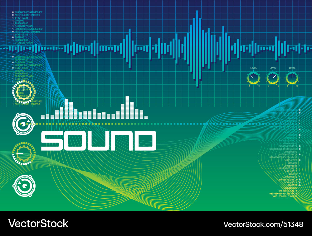 Audio Analysis Lab vector image