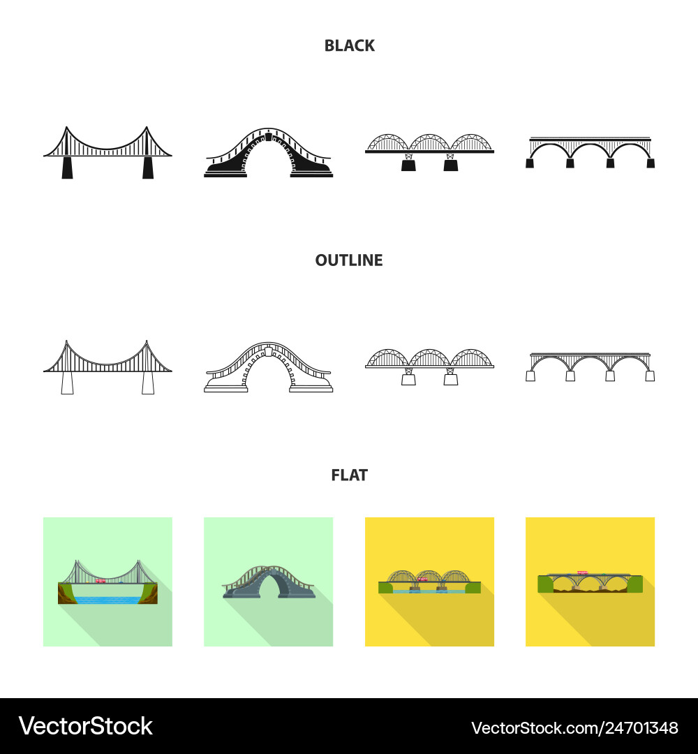 Isolated object of connection and design icon set vector image