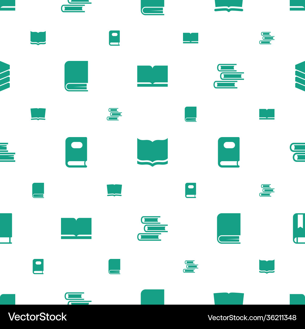 Library icons pattern seamless white background Library icons pattern seamless white background vector image
