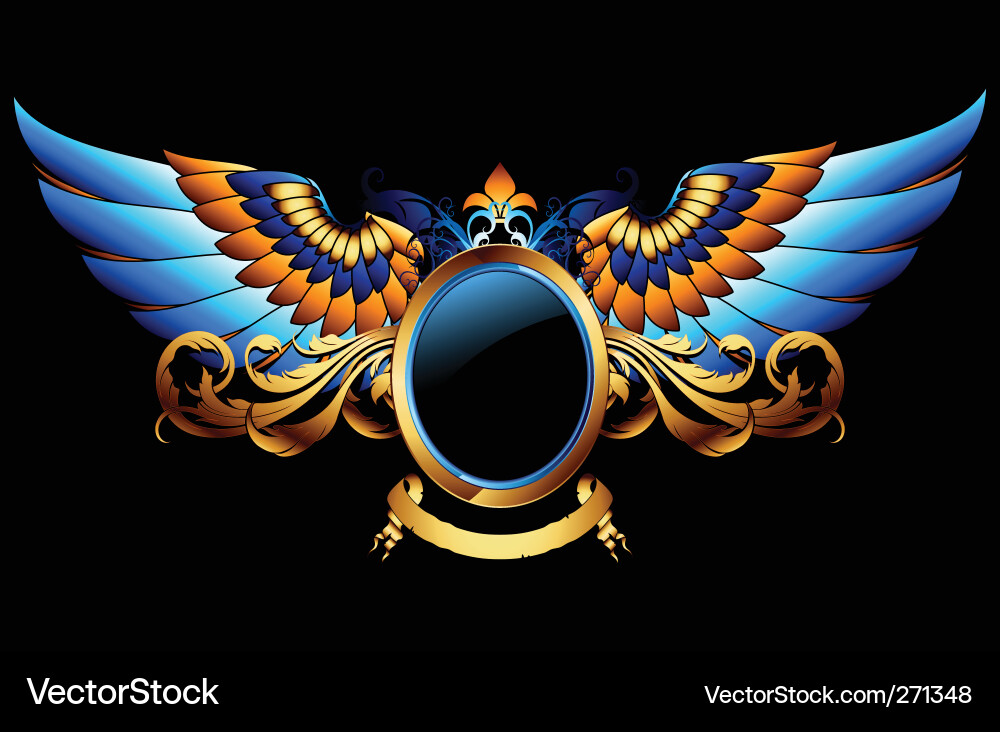 Ornamental shield Royalty Free Vector Image - VectorStock