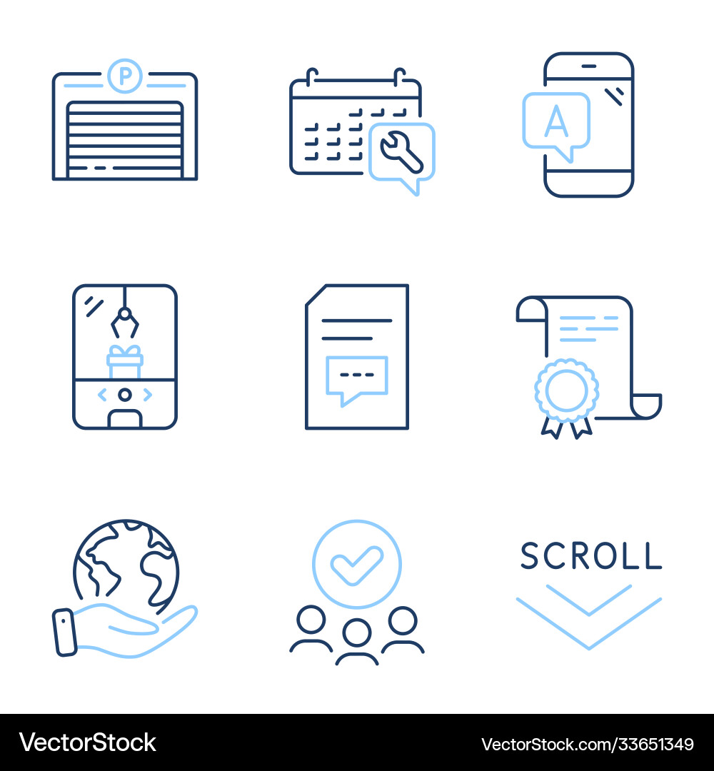 Ab testing crane claw machine and spanner icons Ab testing crane claw machine and spanner icons vector image