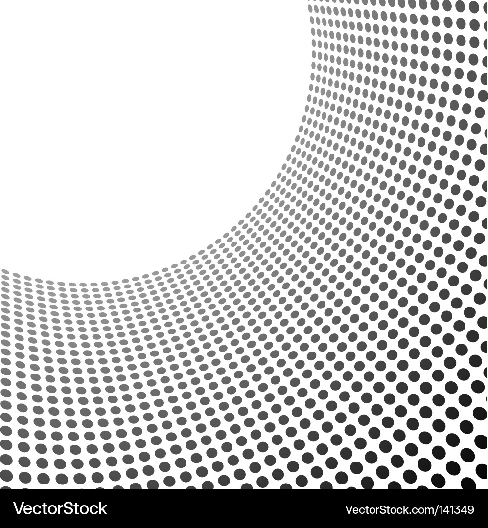 Geometric Curved Circles Pattern Vector Image