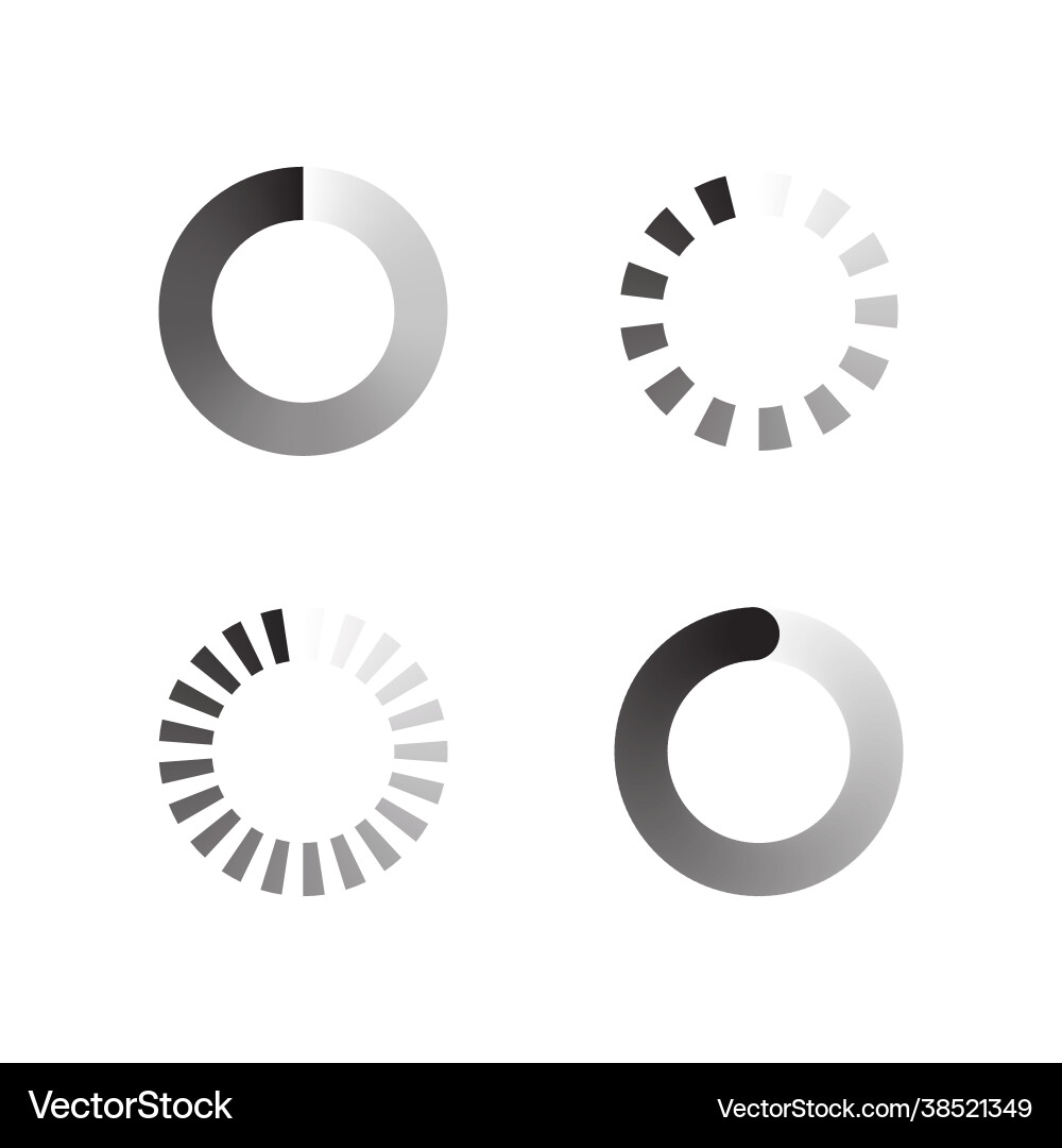Loading icon design Loading icon design vector image