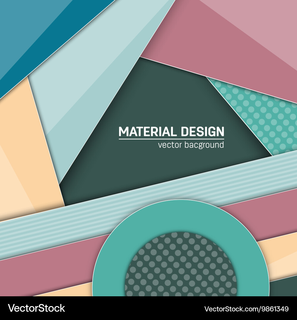 Material design background abstract Vector Image