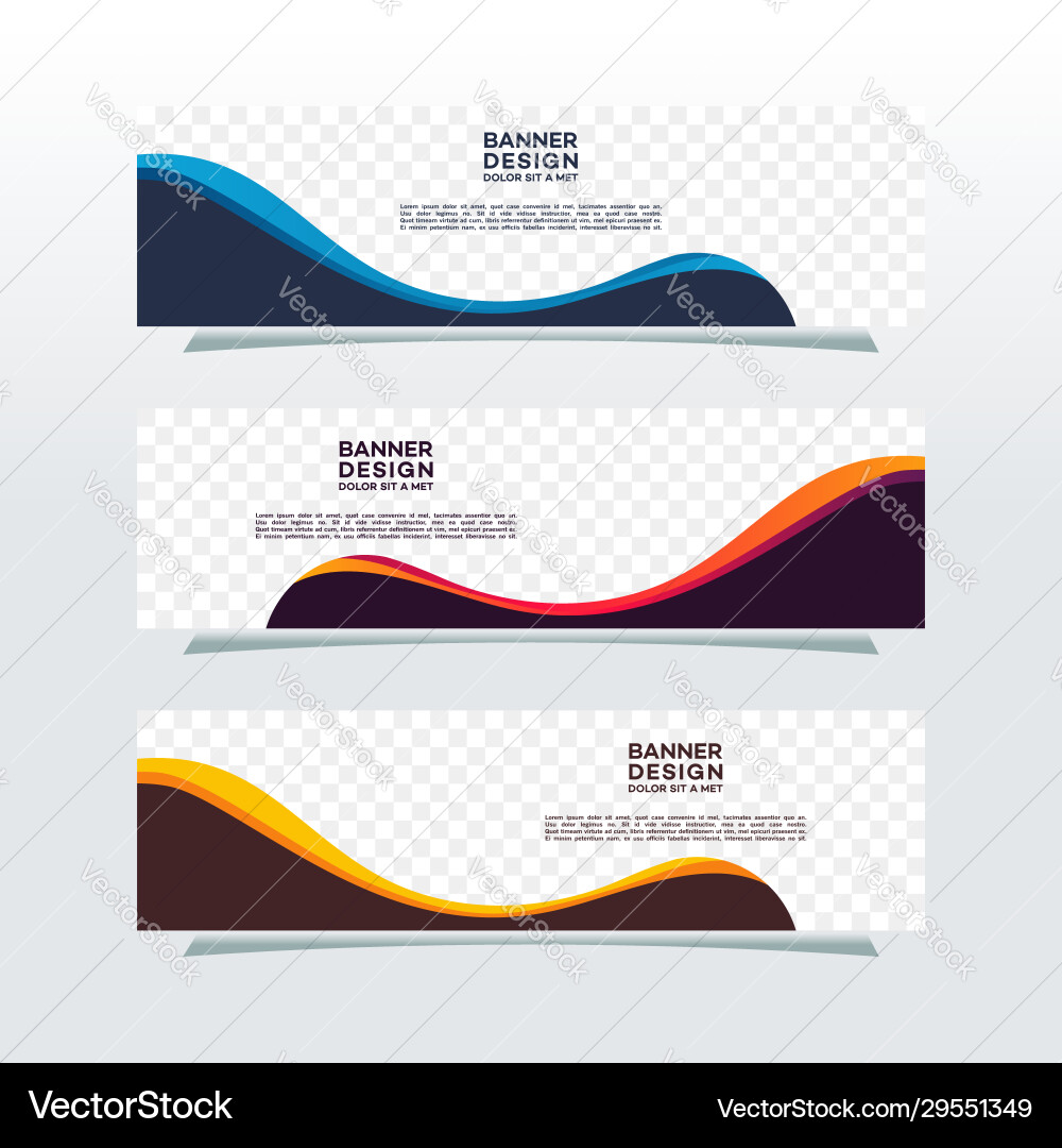 Modern web banners template with diagonal Modern web banners template with diagonal vector image