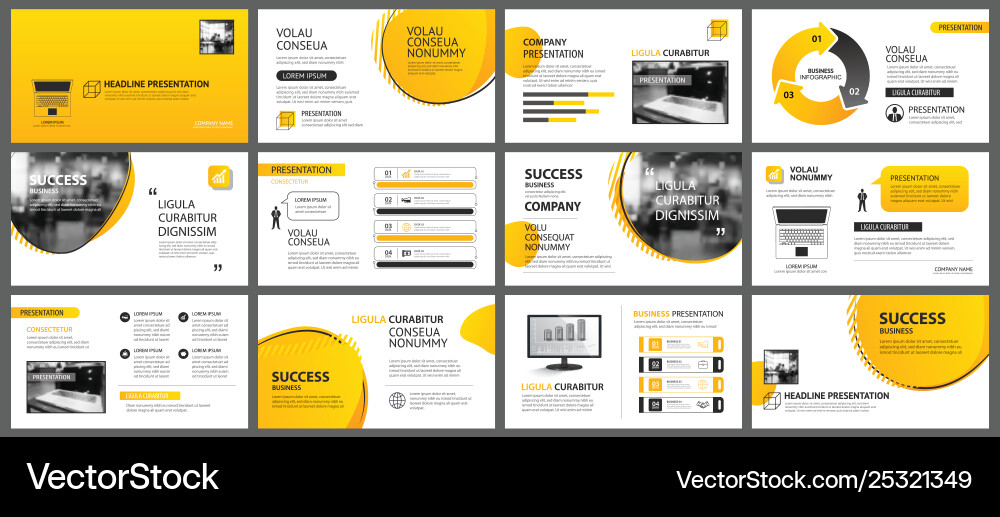Presentation and slide layout background design Presentation and slide layout background design vector image