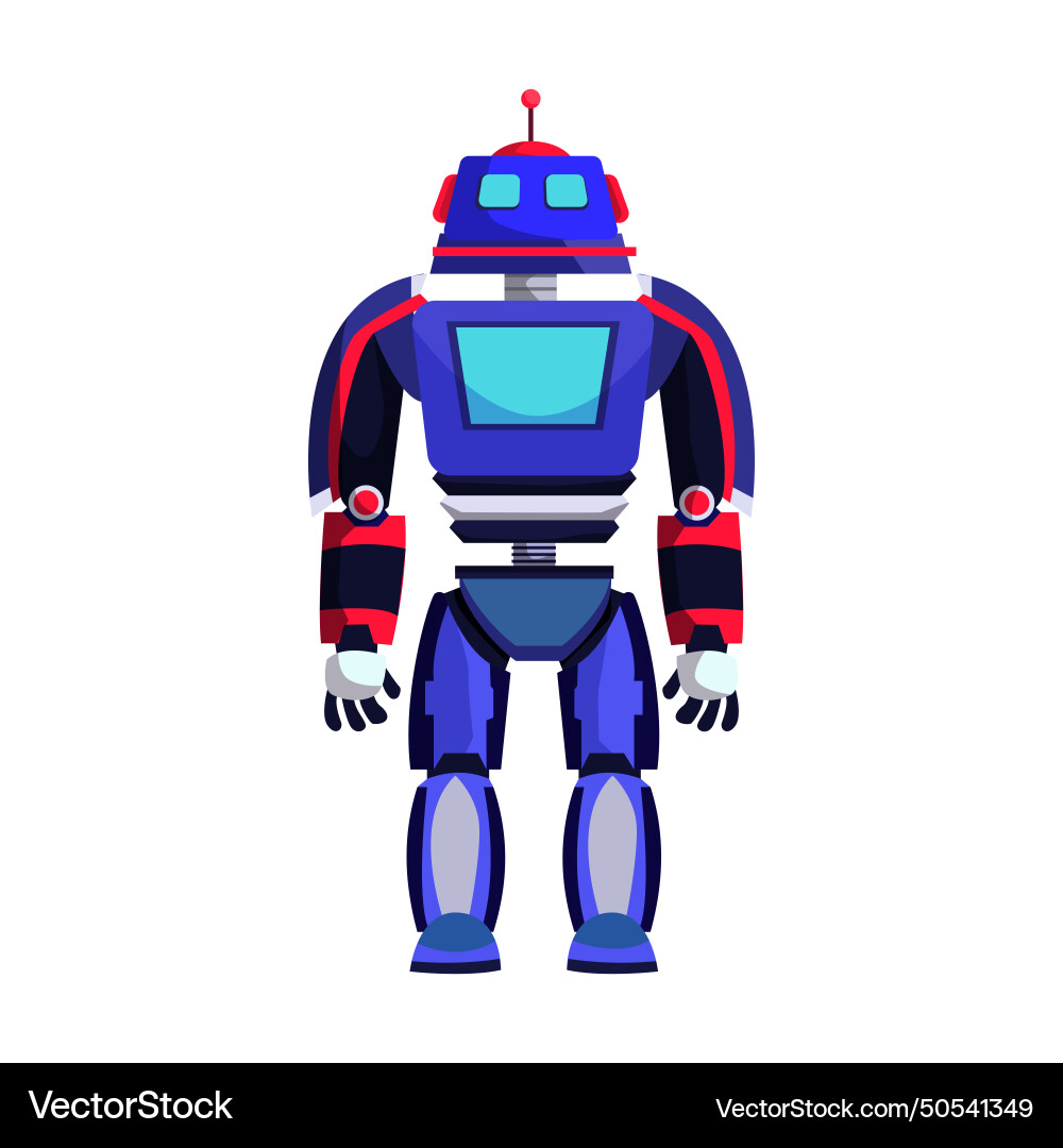 Robot assistant character design Robot assistant character design Vector Image