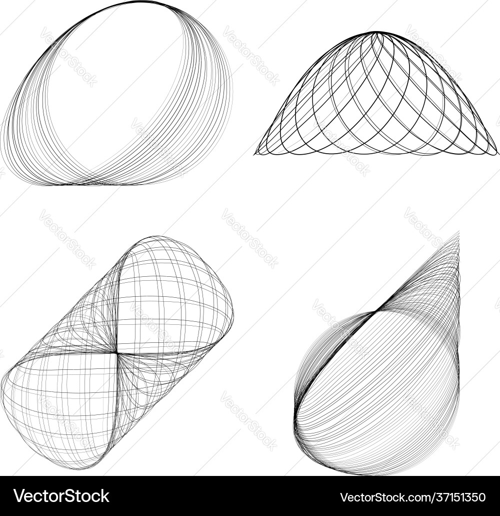 Abstract geometric lineart lines design element Abstract geometric lineart lines design element vector image