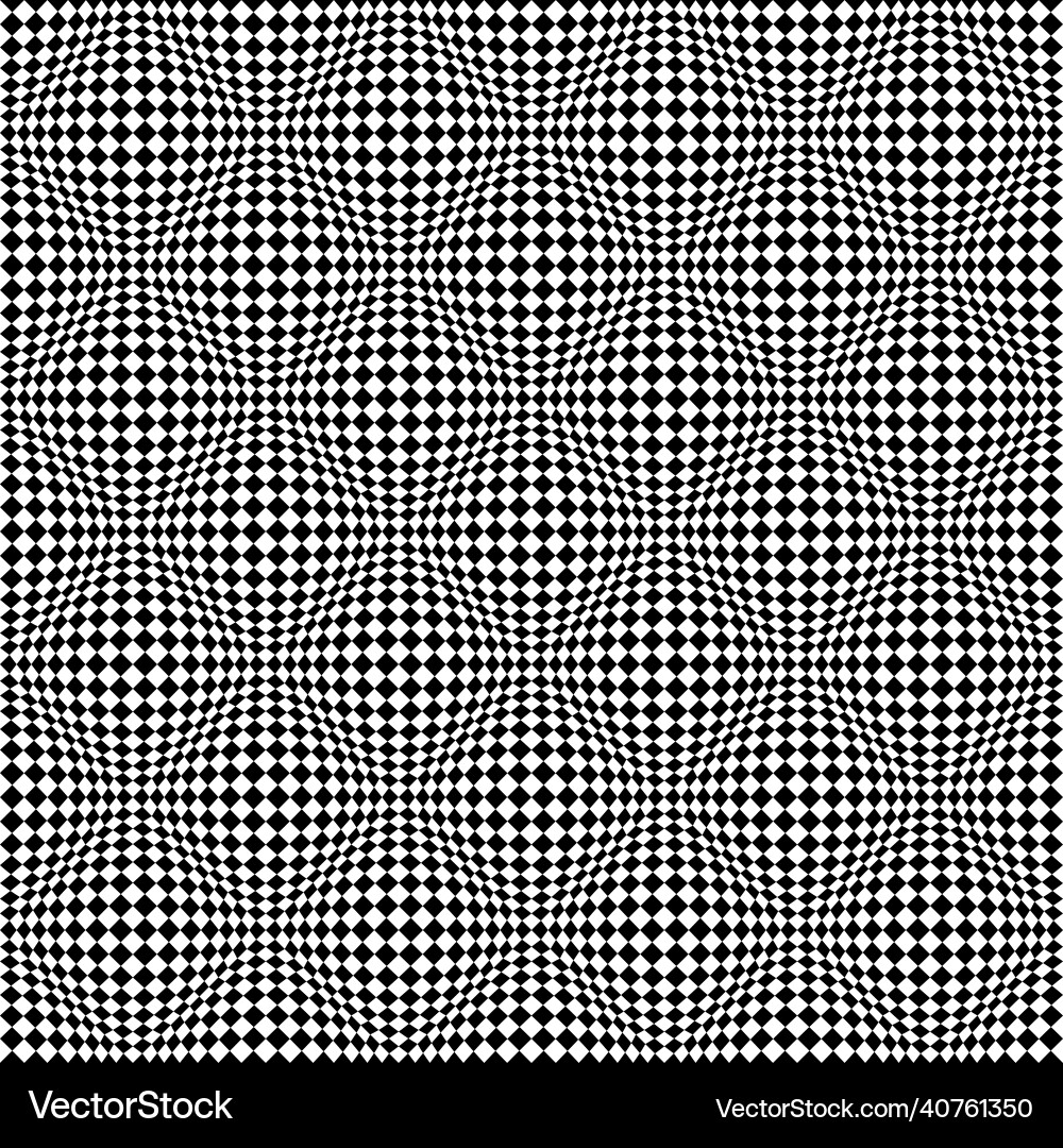 Checkered seamless pattern with optical Checkered seamless pattern with optical vector image