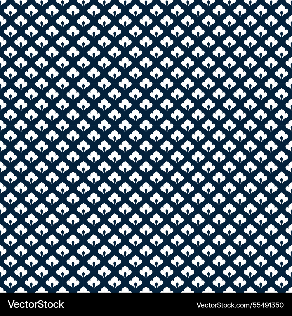 Classic seamless pattern background for pri vector image