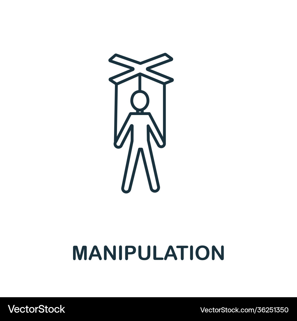 Manipulation Icon - Control Theme vector image