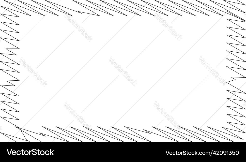 Scribble sketch lines rectangle plane squiggly Scribble sketch lines rectangle plane squiggly vector image