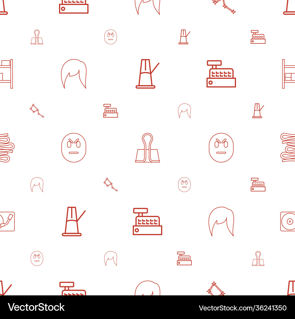 Set icons pattern seamless white background Set icons pattern seamless white background Vector Image