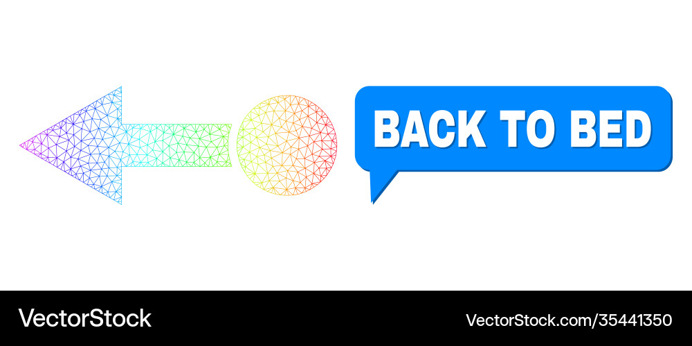 Spectrum mesh gradient pull left icon and back Spectrum mesh gradient pull left icon and back vector image