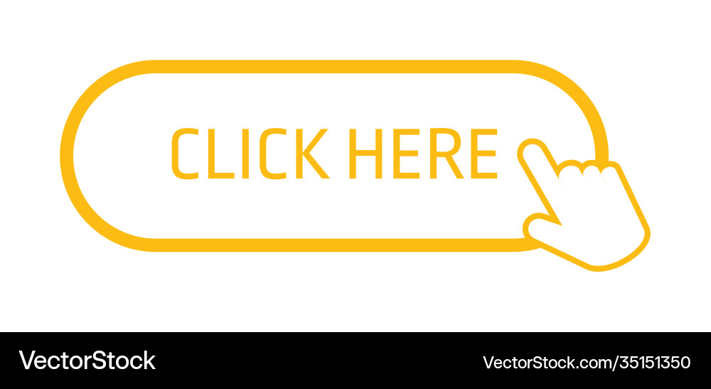 Tap Button - Click Here vector image