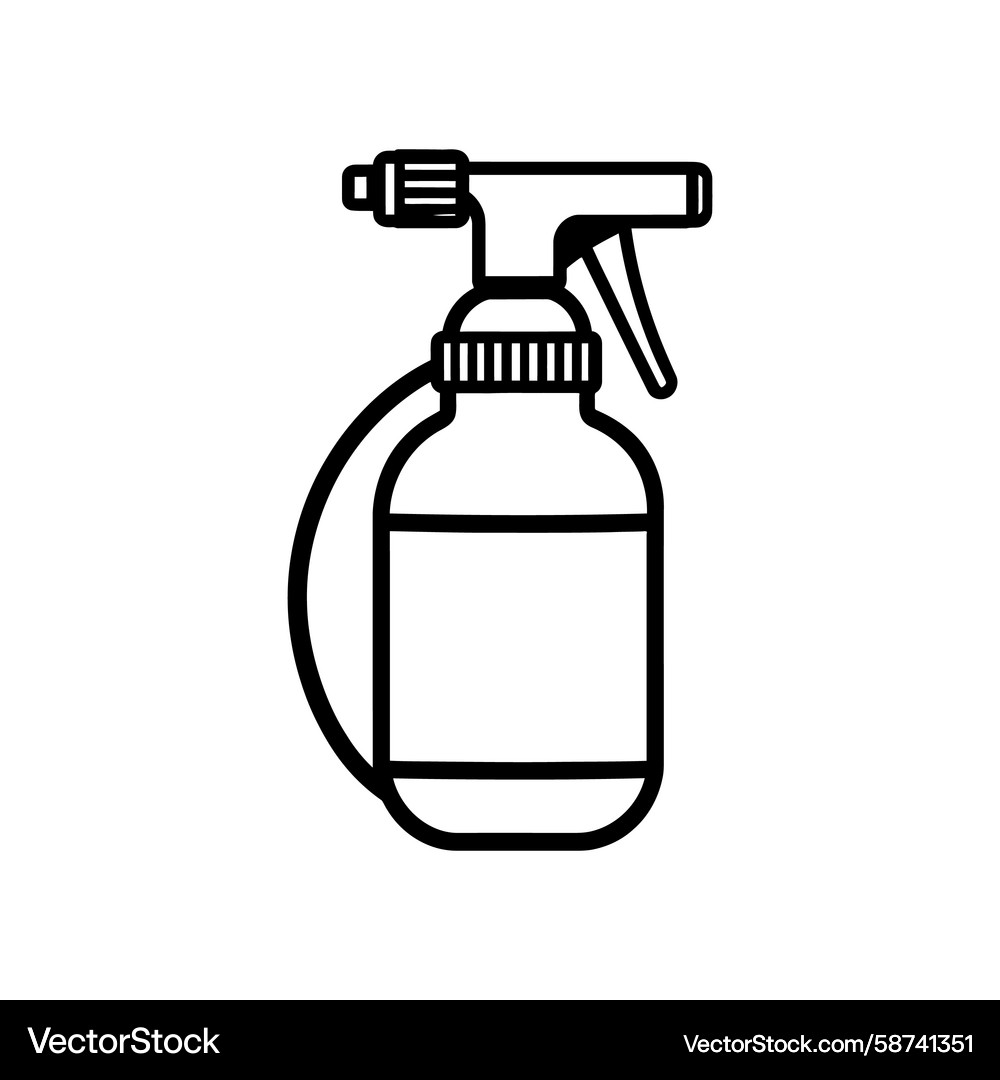 A simplistic monochrome line drawing of an empty Vector Image
