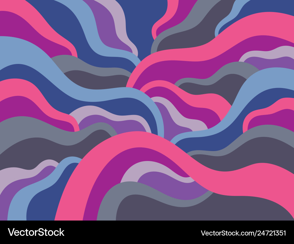 Abstract Wave Pattern vector image