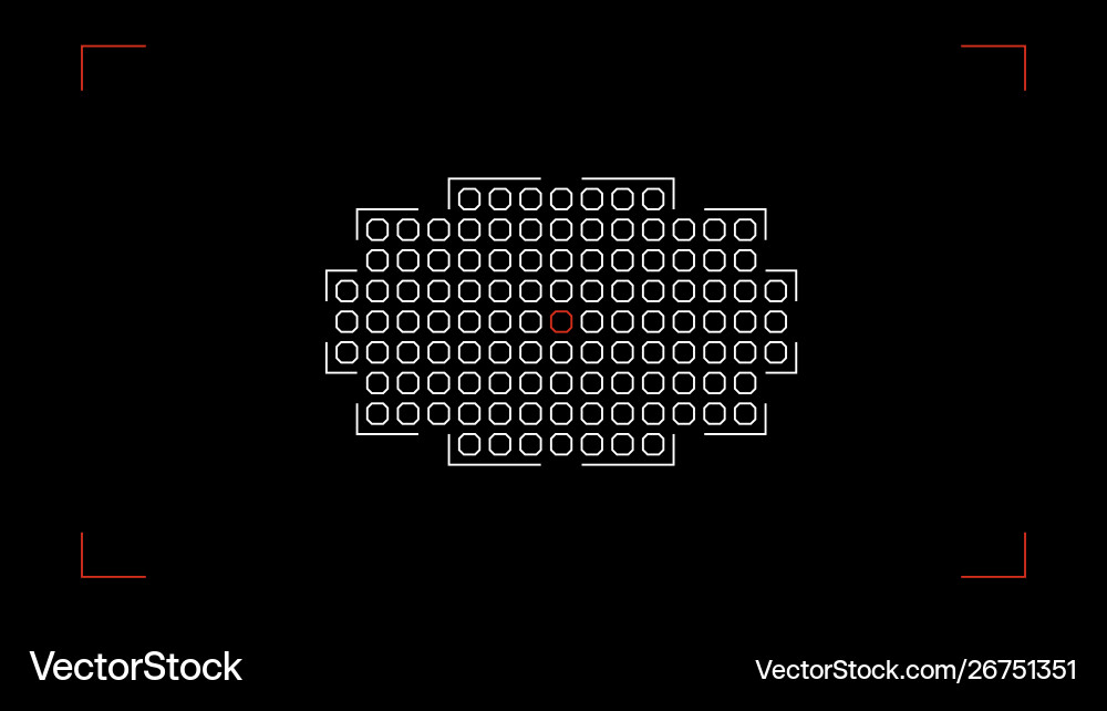 Camera af points selection Vector Image