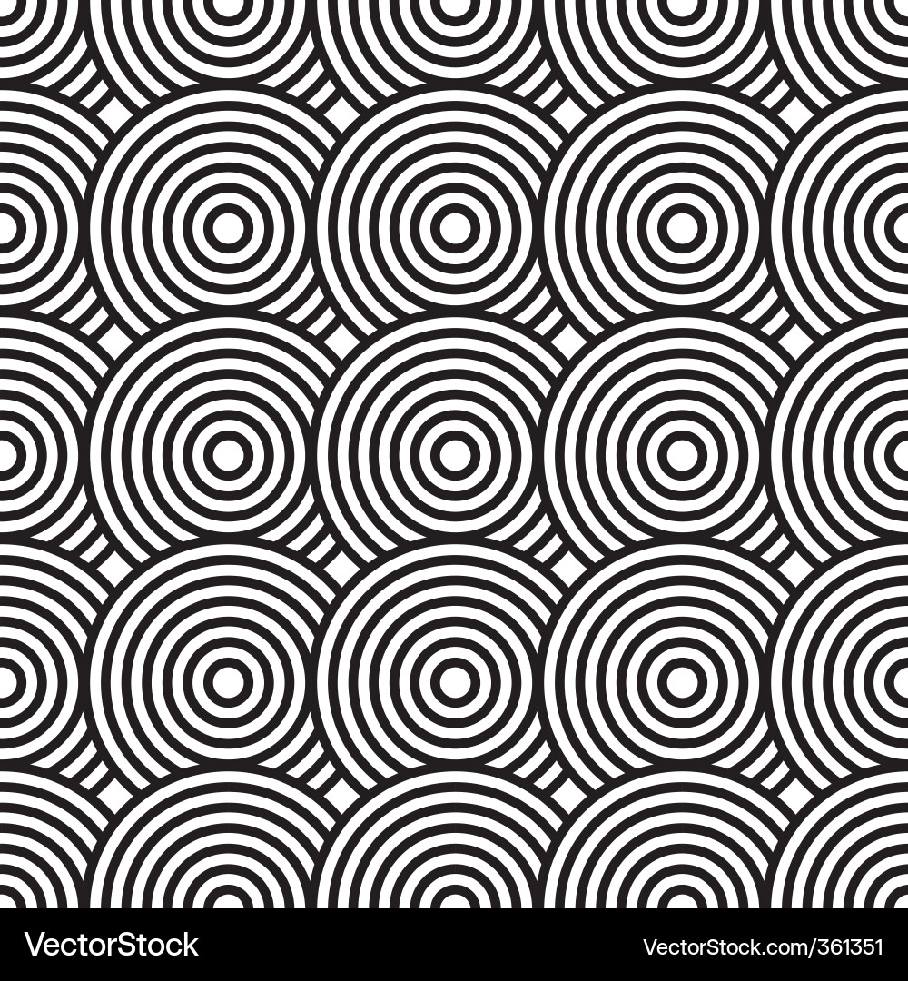 Circular Pattern Background vector image