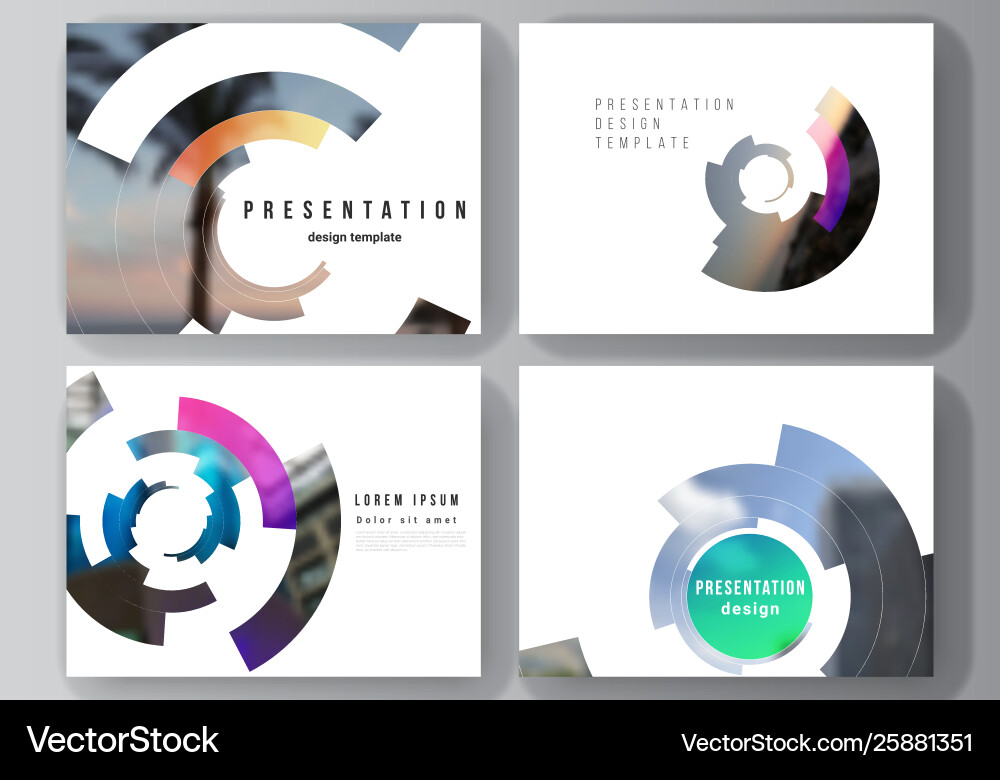 Minimalistic abstract layout vector image