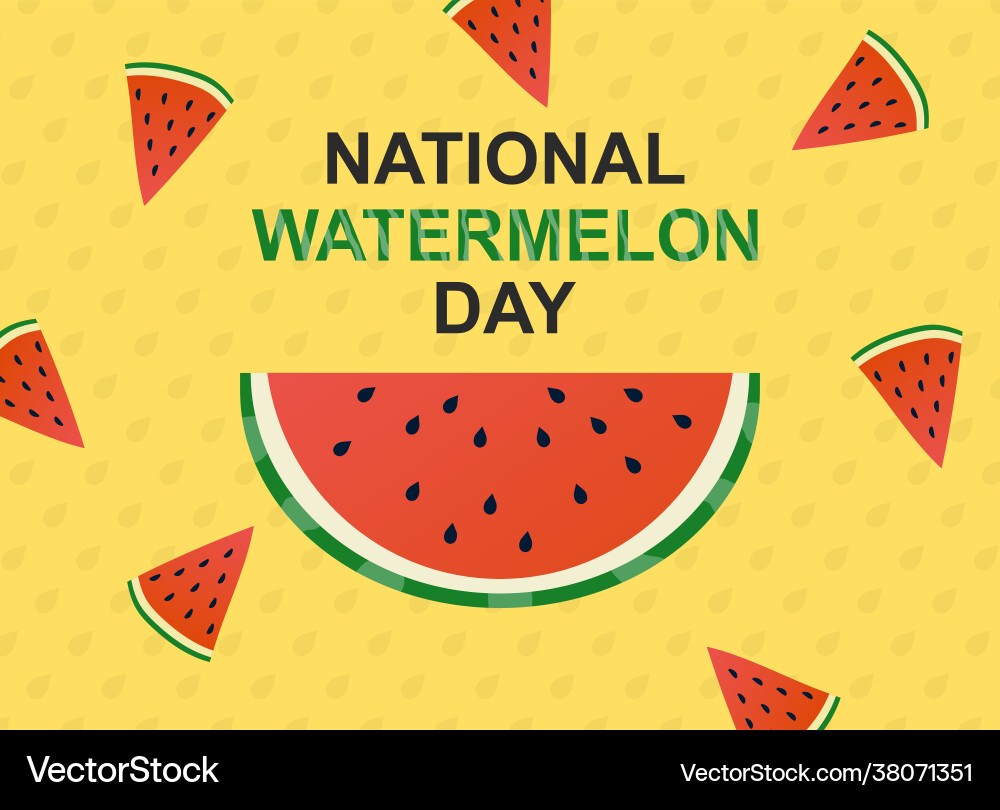Niedlicher Aufkleber mit Wassermelone Scheibe und national Niedlicher Aufkleber mit Wassermelone Scheibe und national vektorbild