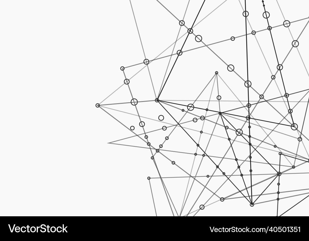 Polygonal space background with connecting dots Polygonal space background with connecting dots Vector Image