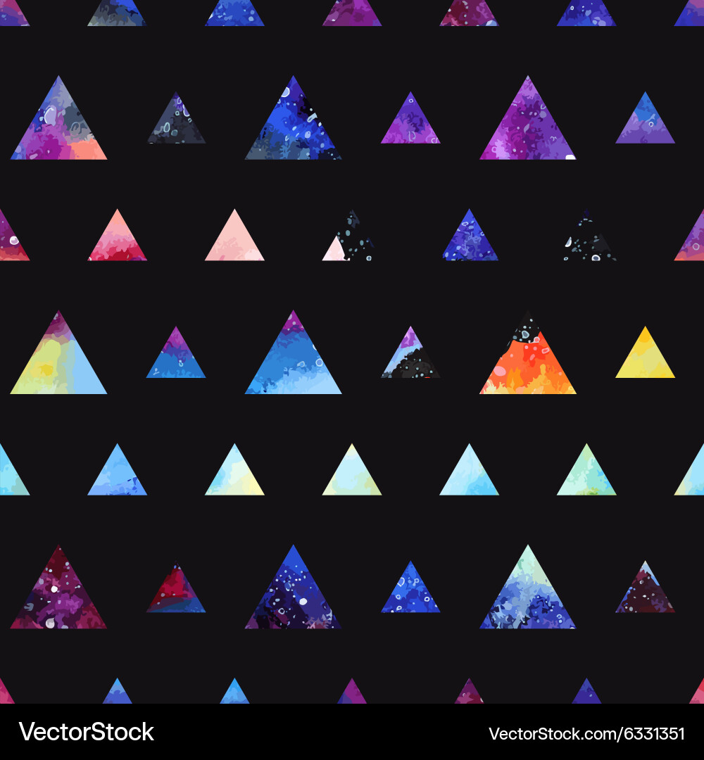 Triangles seamless pattern Vector Image