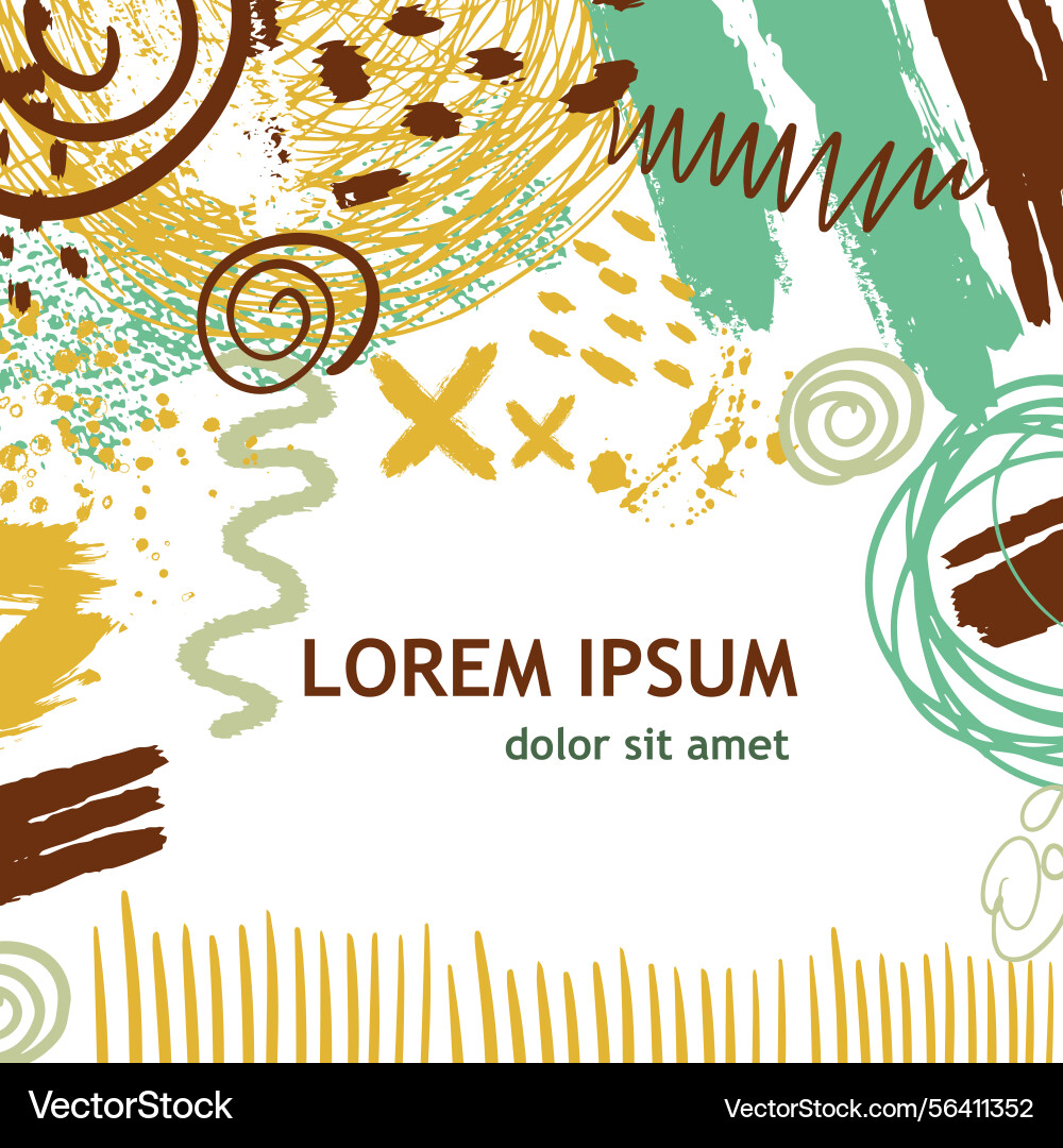 Background with abstract figures frame for text Background with abstract figures frame for text Vector Image