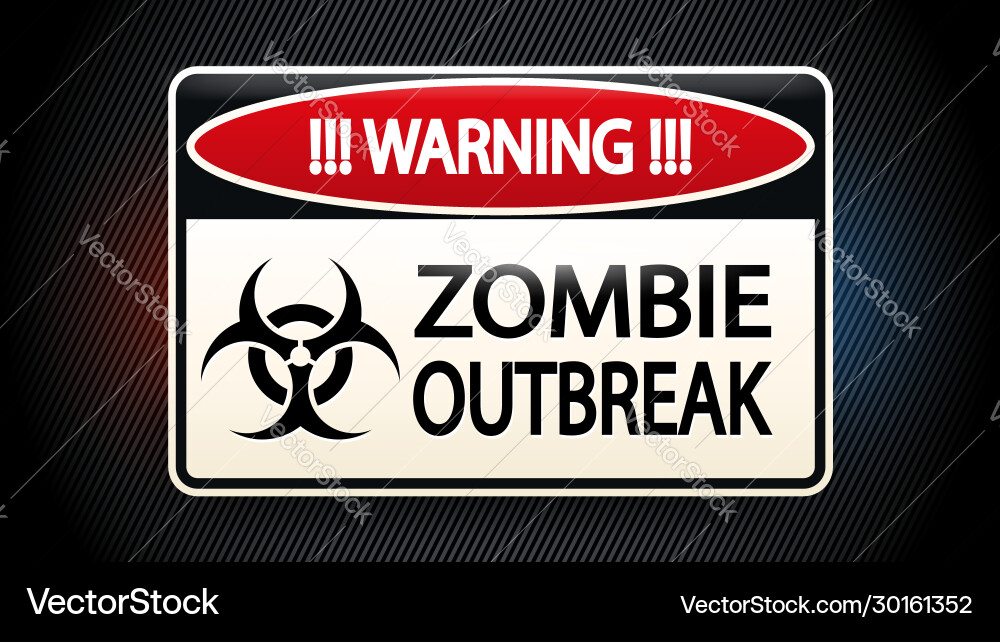 Picture zombie Picture zombie vector image