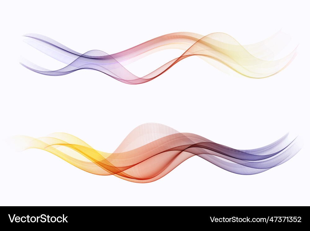 Smooth wave flow of transparent abstract Smooth wave flow of transparent abstract vector image