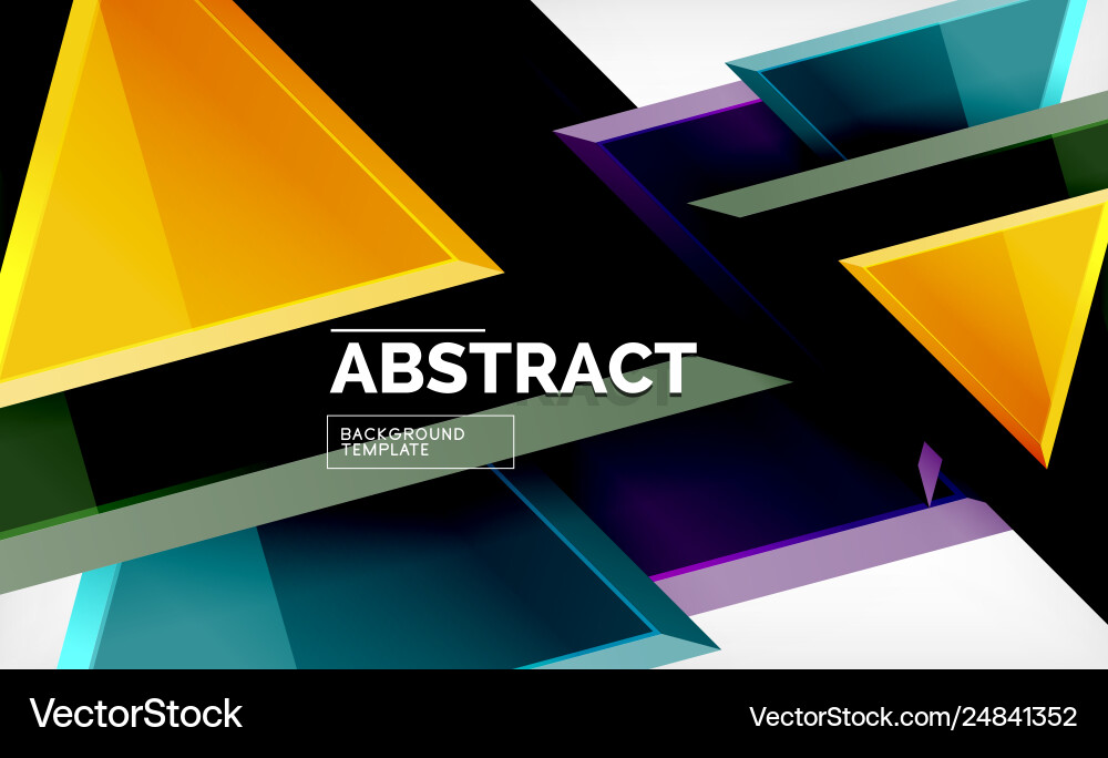 Triangular low poly background design Triangular low poly background design vector image