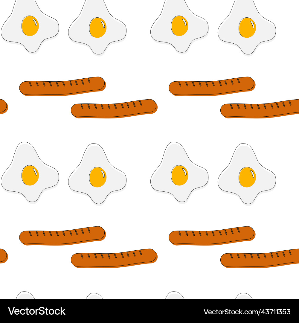 A seamless pattern on transparent background vector image