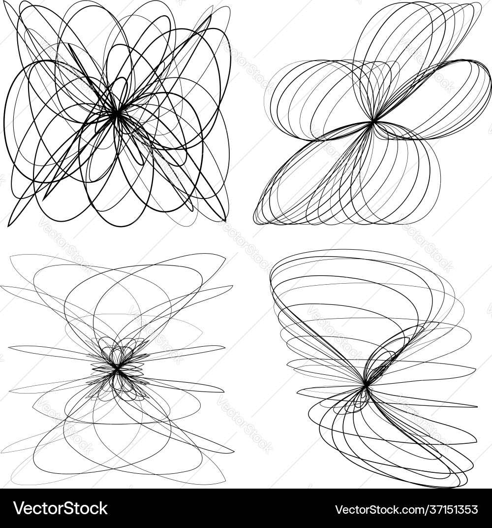 Abstract geometric lineart lines design element Abstract geometric lineart lines design element vector image